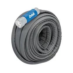 Orbit Irrigation Orbit 50' Heavy Duty Fabric Standard Hose White/Gray/Blue
