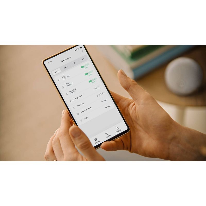 slide 11 of 11, Airthings Wave Enhance Indoor Air Quality Monitor, 1 ct