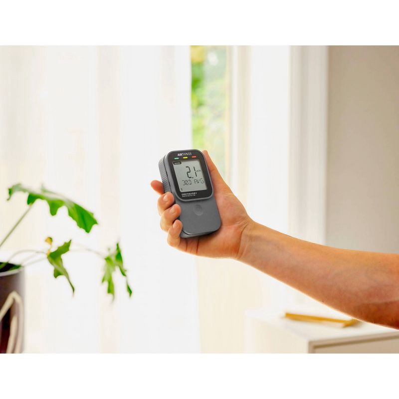 slide 9 of 13, Airthings Corentium Home 2 - Digital Radon Detector, 1 ct