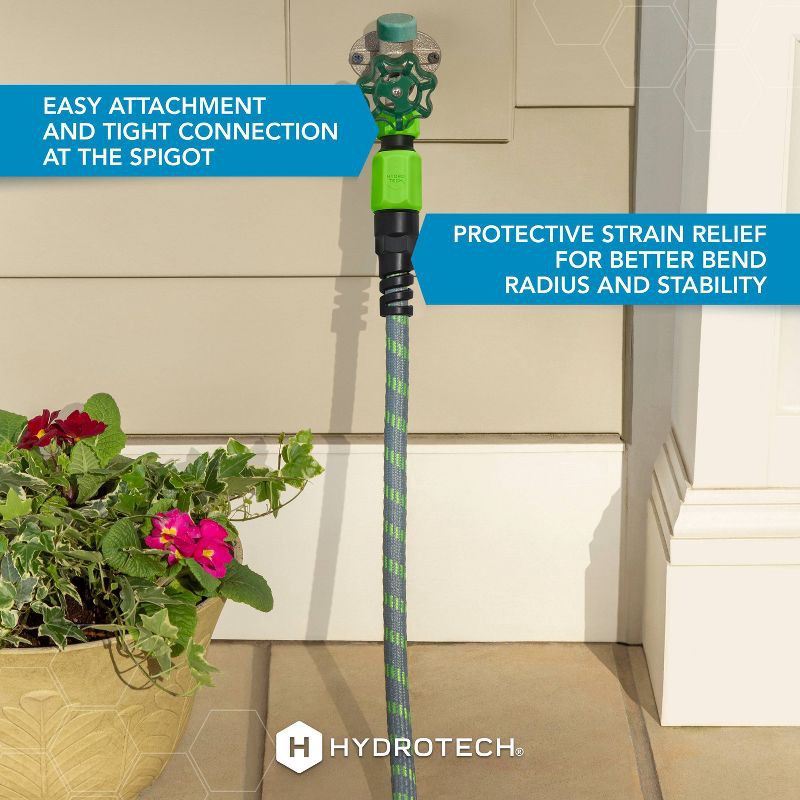 slide 4 of 7, HydroTech 50' Expandable Burst Proof Hose Green, 1 ct