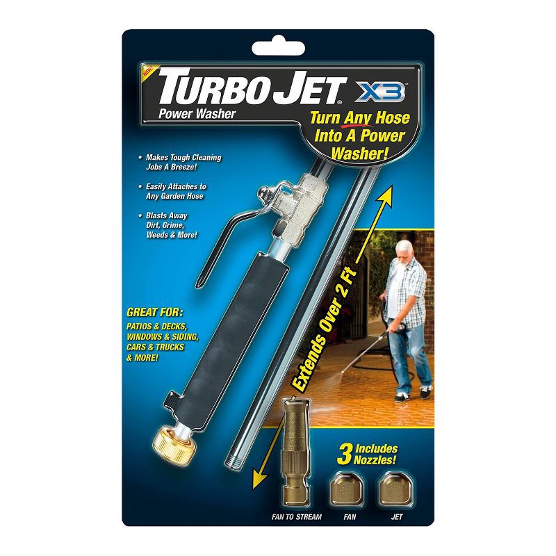 slide 4 of 15, Turbo Jet Hose Nozzle Dark Gray, 1 ct