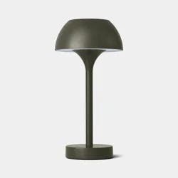 Battery/Solar LED Outdoor Touch Accent Table Lamp Green - Threshold™