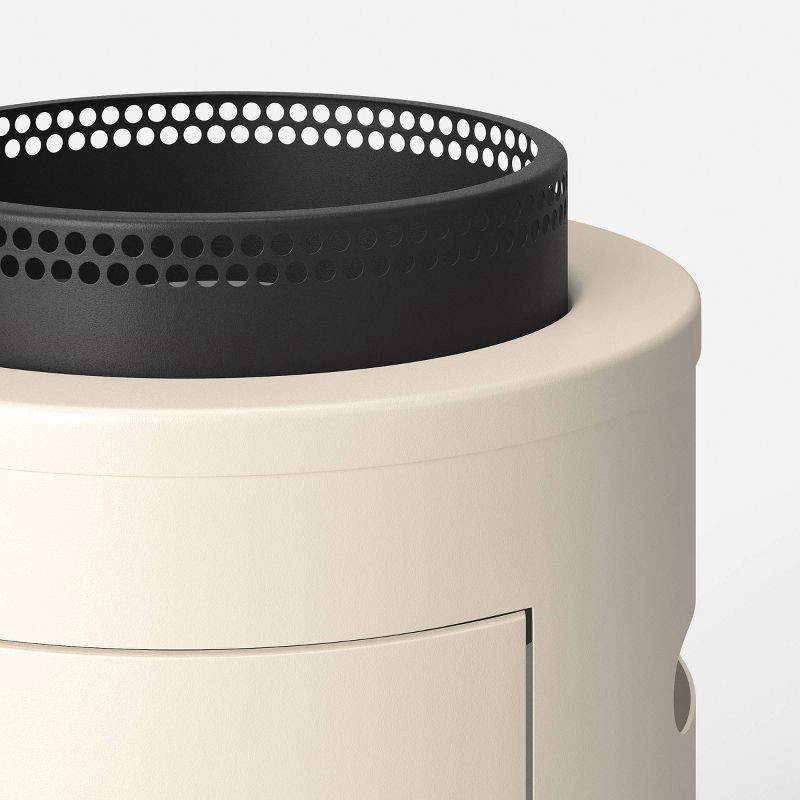 slide 4 of 4, 1lb Round LP Column Tabletop Fireplaces Ivory - Room Essentials™, 1 lb