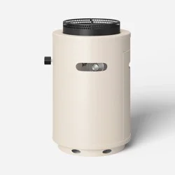 1lb Round LP Column Tabletop Fireplaces Ivory - Room Essentials™