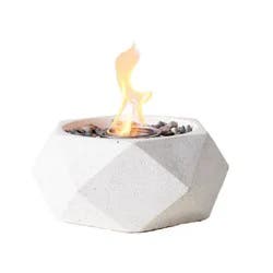 Solo Stove Geo Tabletop Firebowl - White