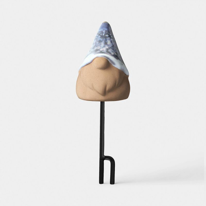 slide 5 of 5, 3pk Traditional Ceramic Gnome Pot Stake - Threshold™, 3 ct