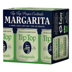 Tip Top Proper Cocktails Tip Top Cocktails Margarita RTD Cocktail - 100ml/4pk