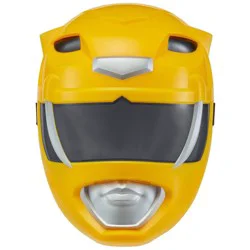 Mighty Morphin Power Rangers Re-Ignition Yellow Ranger Role Play Mask with Adjustable Strap for Kids