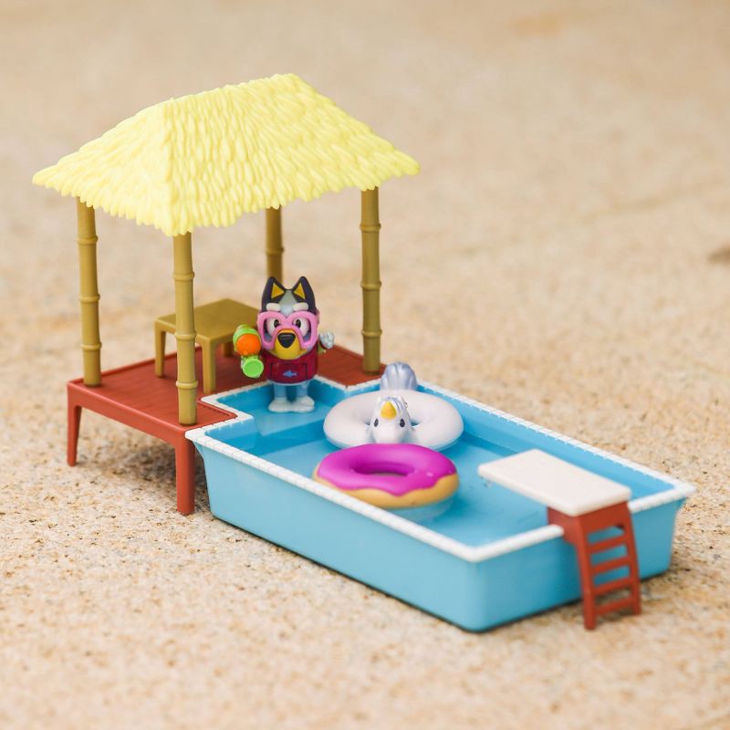 slide 9 of 11, Bluey Pool Time Playset, 1 ct