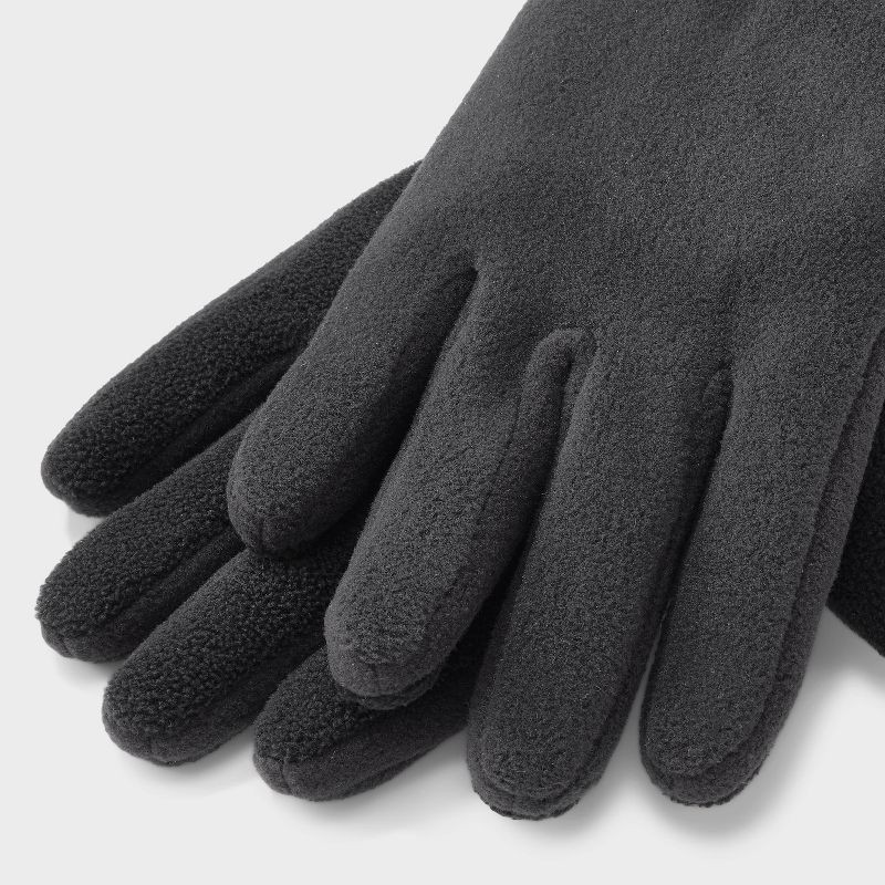 slide 2 of 3, Fleece Glove - All In Motion™ Black L/XL One Size Fits Most, 1 ct