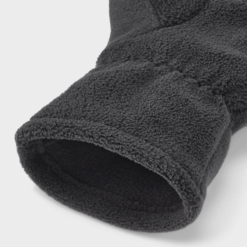 slide 3 of 3, Fleece Glove - All In Motion™ Black L/XL One Size Fits Most, 1 ct
