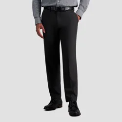 Haggar H26 Men's Stretch Straight Fit Pants - Dark Gray 32x30