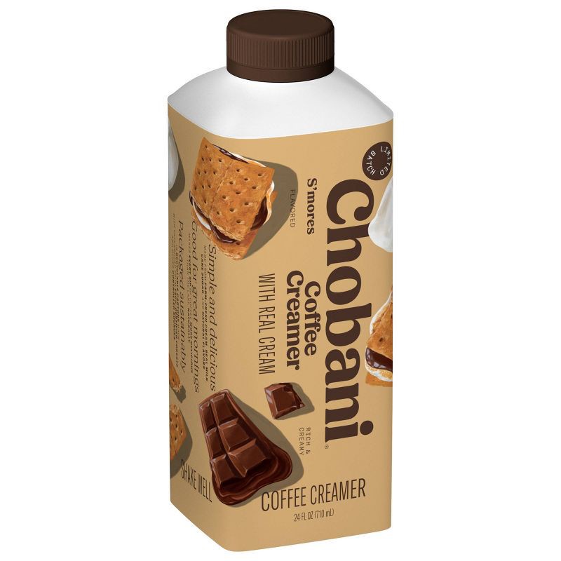 slide 2 of 9, Chobani S'mores Coffee Creamer - 24 fl oz, 24 fl oz