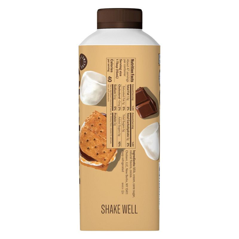 slide 4 of 9, Chobani S'mores Coffee Creamer - 24 fl oz, 24 fl oz