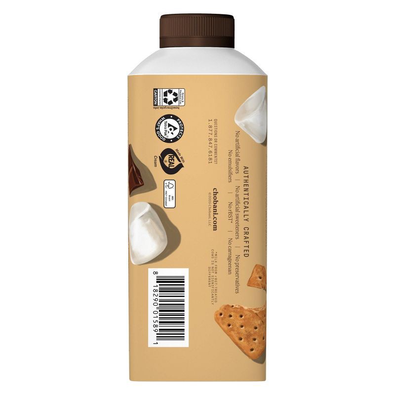 slide 6 of 9, Chobani S'mores Coffee Creamer - 24 fl oz, 24 fl oz