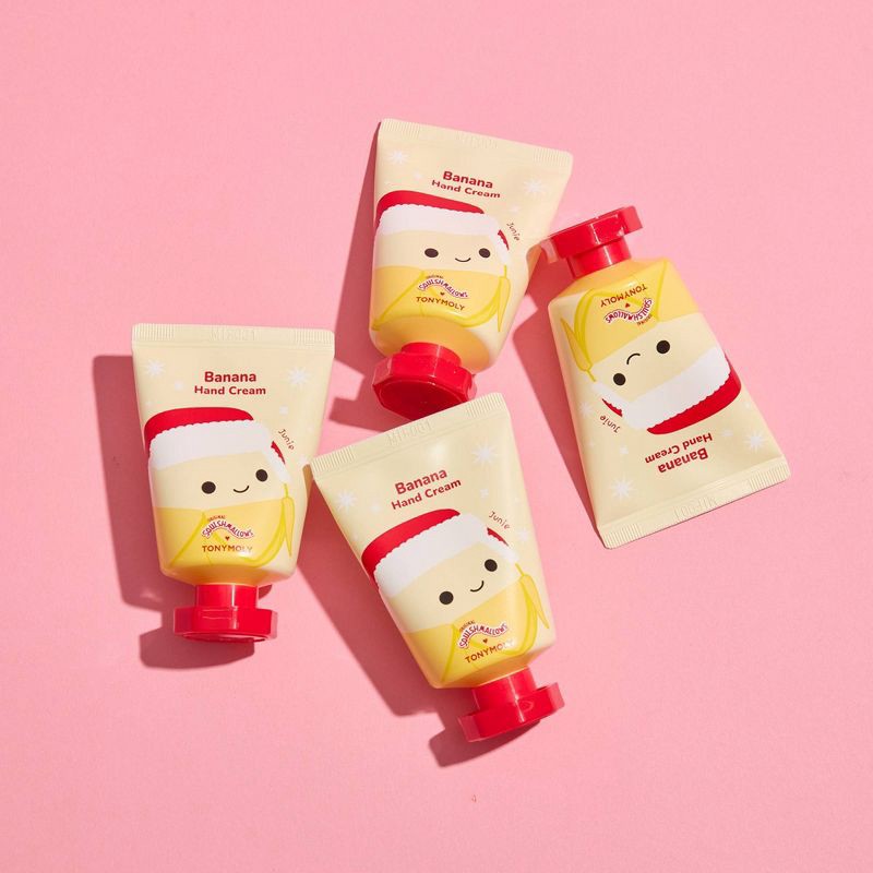 slide 4 of 5, TONYMOLY Squishmallows Hand Cream - Junie Banana - 1.01oz, 1.01 oz