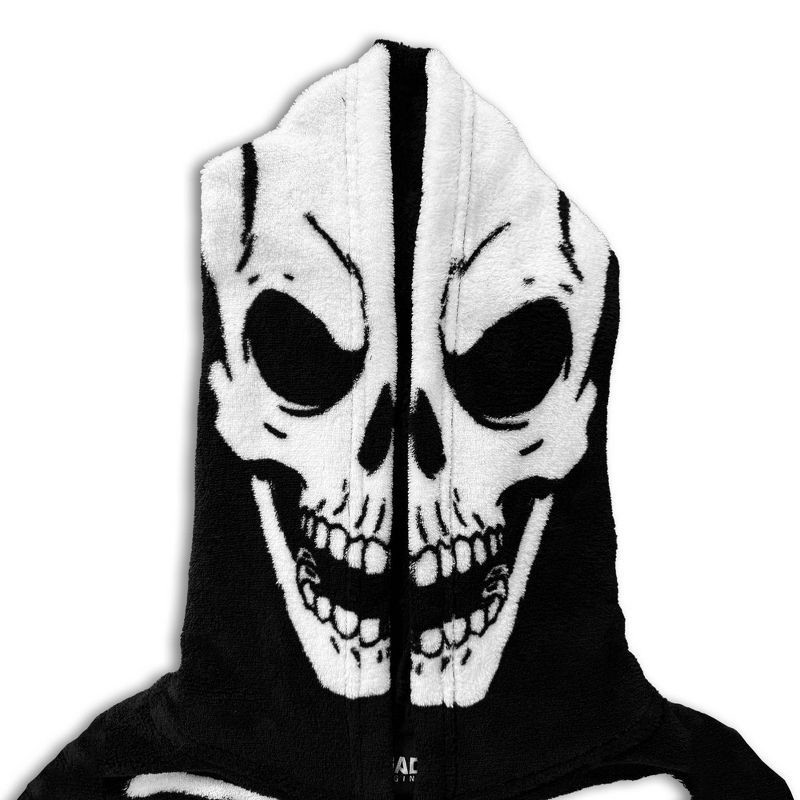 slide 5 of 5, Mad Engine Men's Skeleton Union Suit - Black S, 1 ct