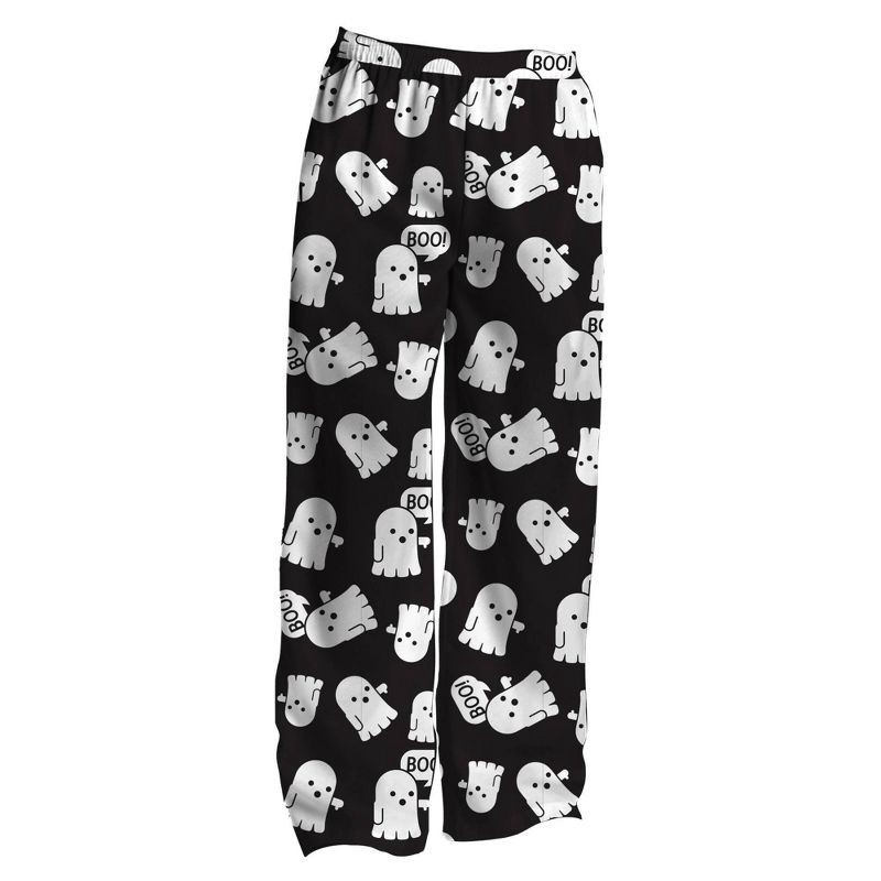 slide 2 of 3, Mad Engine Men's Ghosts Knit Pajama Pants - Black XL, 1 ct