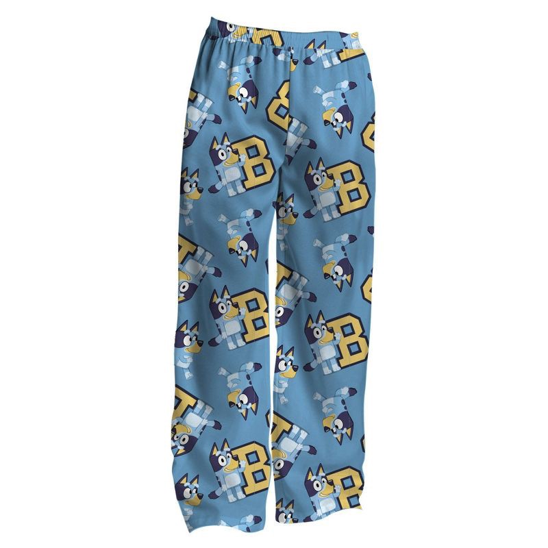 slide 3 of 3, Men's Bluey Knit Pajama Pants - Blue M, 1 ct