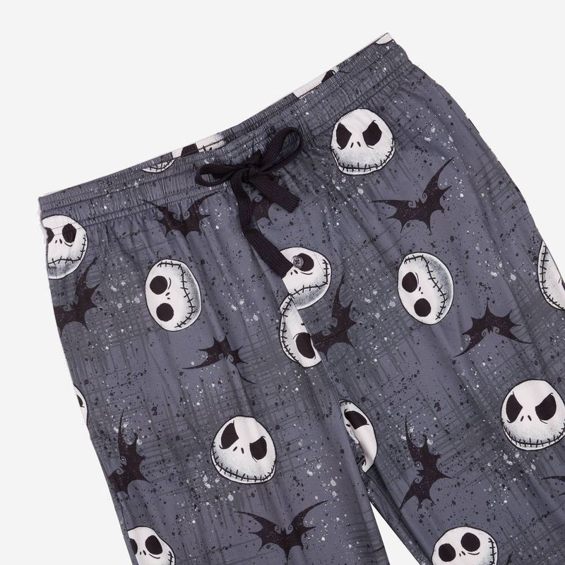 slide 3 of 3, The Nightmare Before Christmas Men's Nightmare Before Christmas Pajama Pants - Gray XL, 1 ct