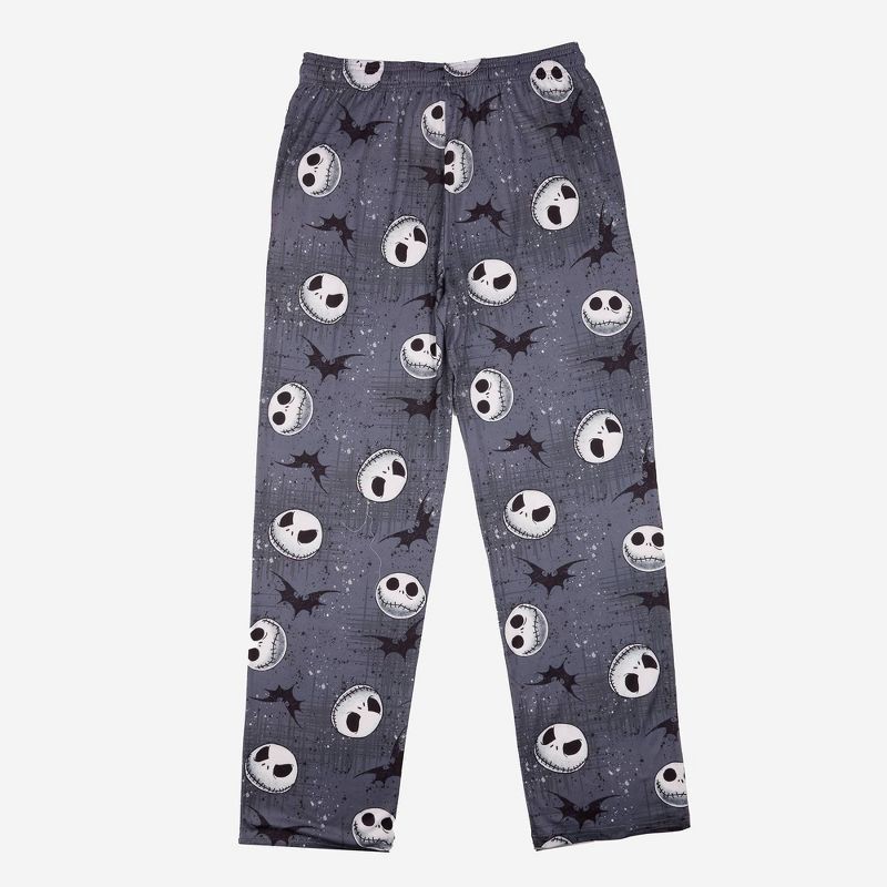 slide 2 of 3, The Nightmare Before Christmas Men's Nightmare Before Christmas Pajama Pants - Gray XXL, 1 ct