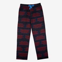 Men's Stranger Things Pajama Pants Black S