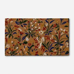 1'4"x2'4" Rectangle Outdoor Door Mat Charlcie Flower - Room Essentials™