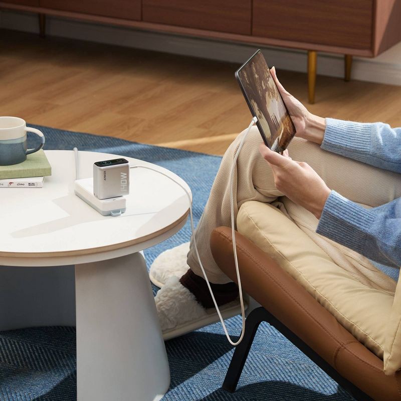 slide 6 of 6, Anker Charger 140W 4 Port with Digital Display: USB, USB-C, Lightweight, Quick Charge, 1 ct