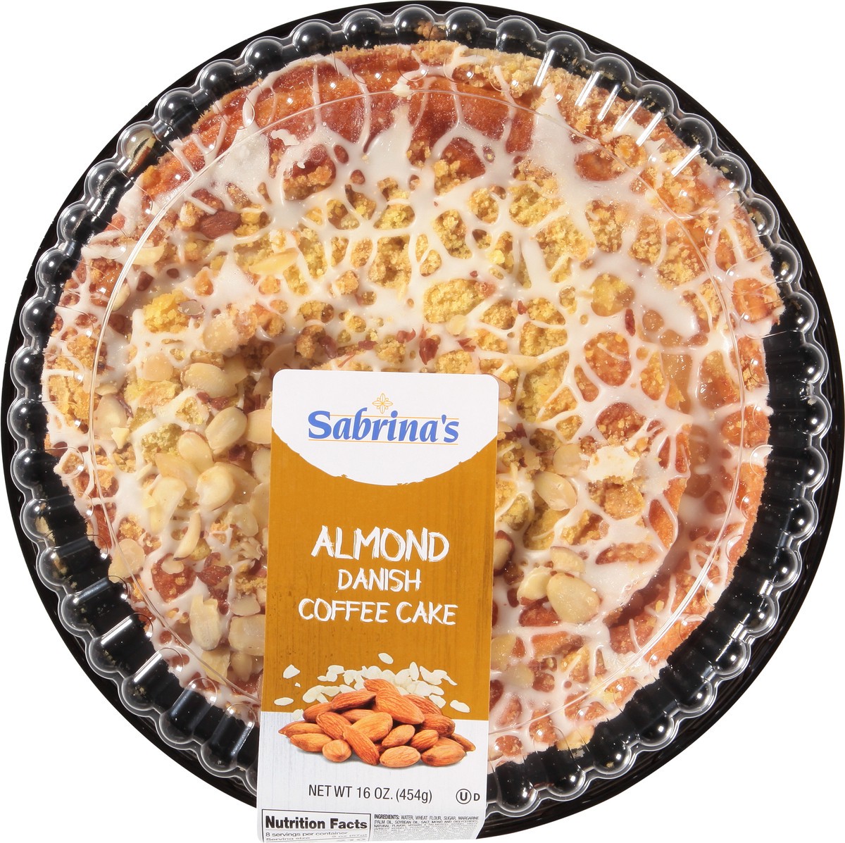 slide 4 of 9, Sabrina's Sabrinas Almond Danish Coffee Cake, 16 oz