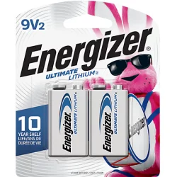 Energizer Ultimate Lithium Multipurpose Battery - 9V - Lithium