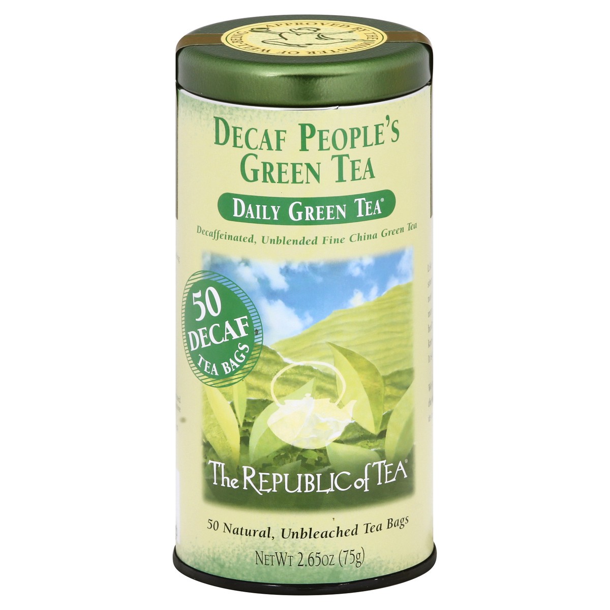 slide 4 of 12, The Republic of Tea Bags Decaf People's Green Tea 50 ea, 50 ct