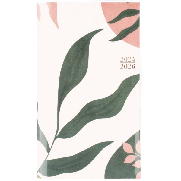 slide 9 of 9, 2024-2026 Cambridge Haven 2-Year Monthly Academic Planner, 3-1/2"" X 6"", Floral, July 2024 To June 2026, 1714-021A, 1 ct
