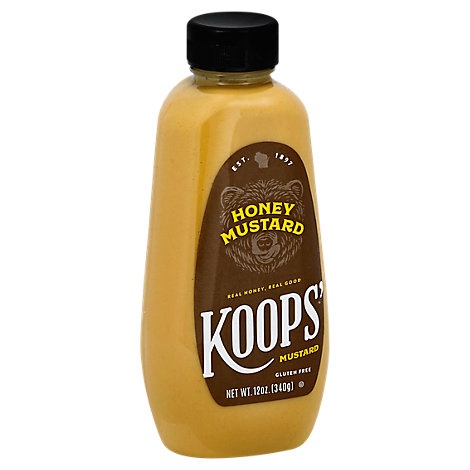 slide 1 of 1, Koops Mustard Honey Mustard, 12 oz