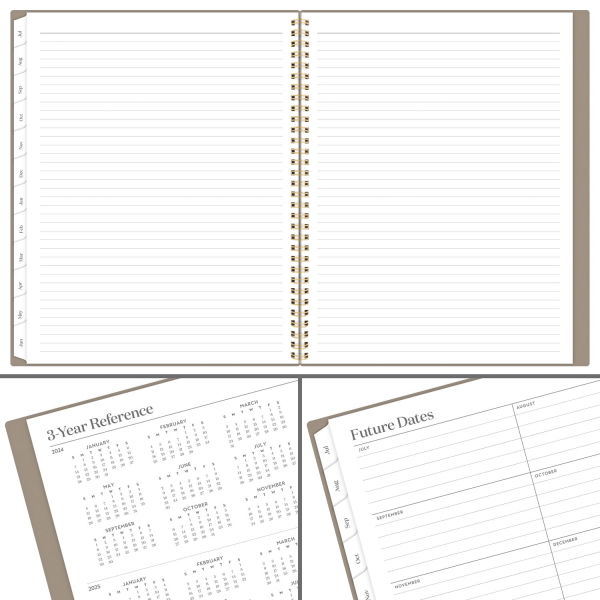 slide 9 of 10, 2024-2025 Cambridge Workstyle Monthly Academic Planner, 8-1/2"" X 11"", Timeless Taupe, July 2024 To June 2025, 1606-900A-45, 1 ct