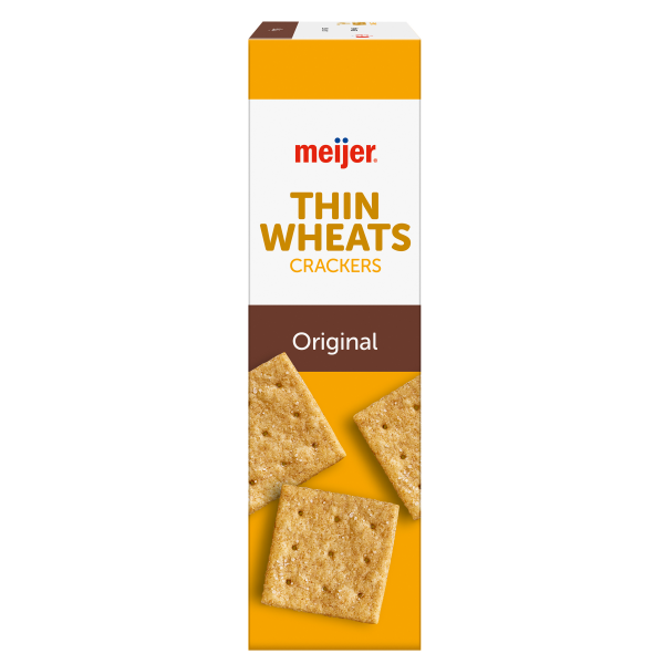 slide 9 of 29, Meijer Original Thin Wheat Crackers 8.5O, 9.1 oz