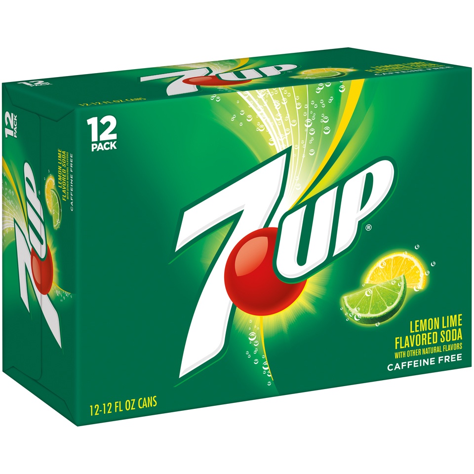 slide 2 of 3, 7UP, 12 ct; 12 fl oz