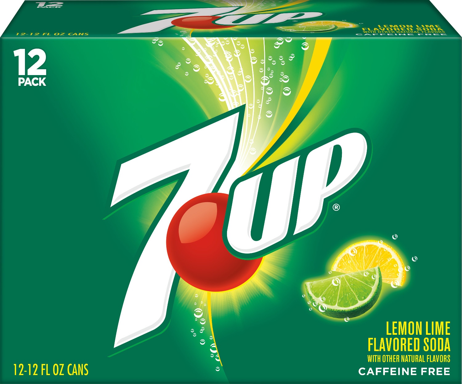 slide 1 of 3, 7UP, 12 ct; 12 fl oz