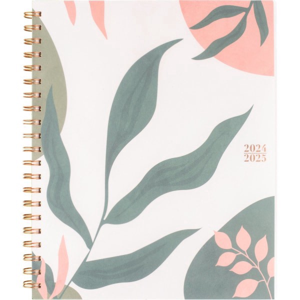 slide 3 of 10, 2024-2025 Cambridge Haven Weekly/Monthly Academic Planner, 8-1/2"" X 11"", Floral, July 2024 To June 2025, 1714-905A, 1 ct