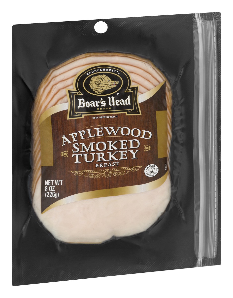 slide 8 of 9, Boar's Head Applewood Turkey, 8 oz