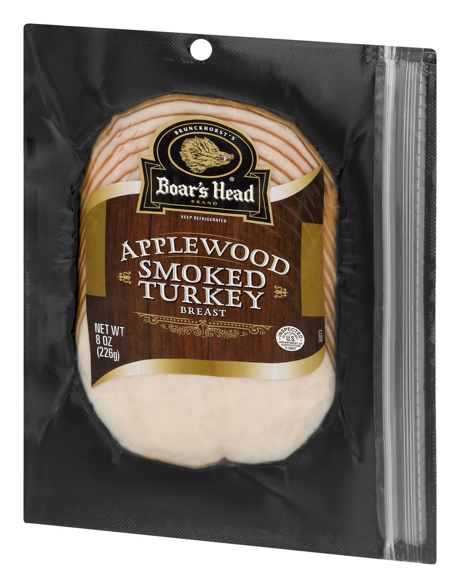 slide 3 of 9, Boar's Head Applewood Turkey, 8 oz