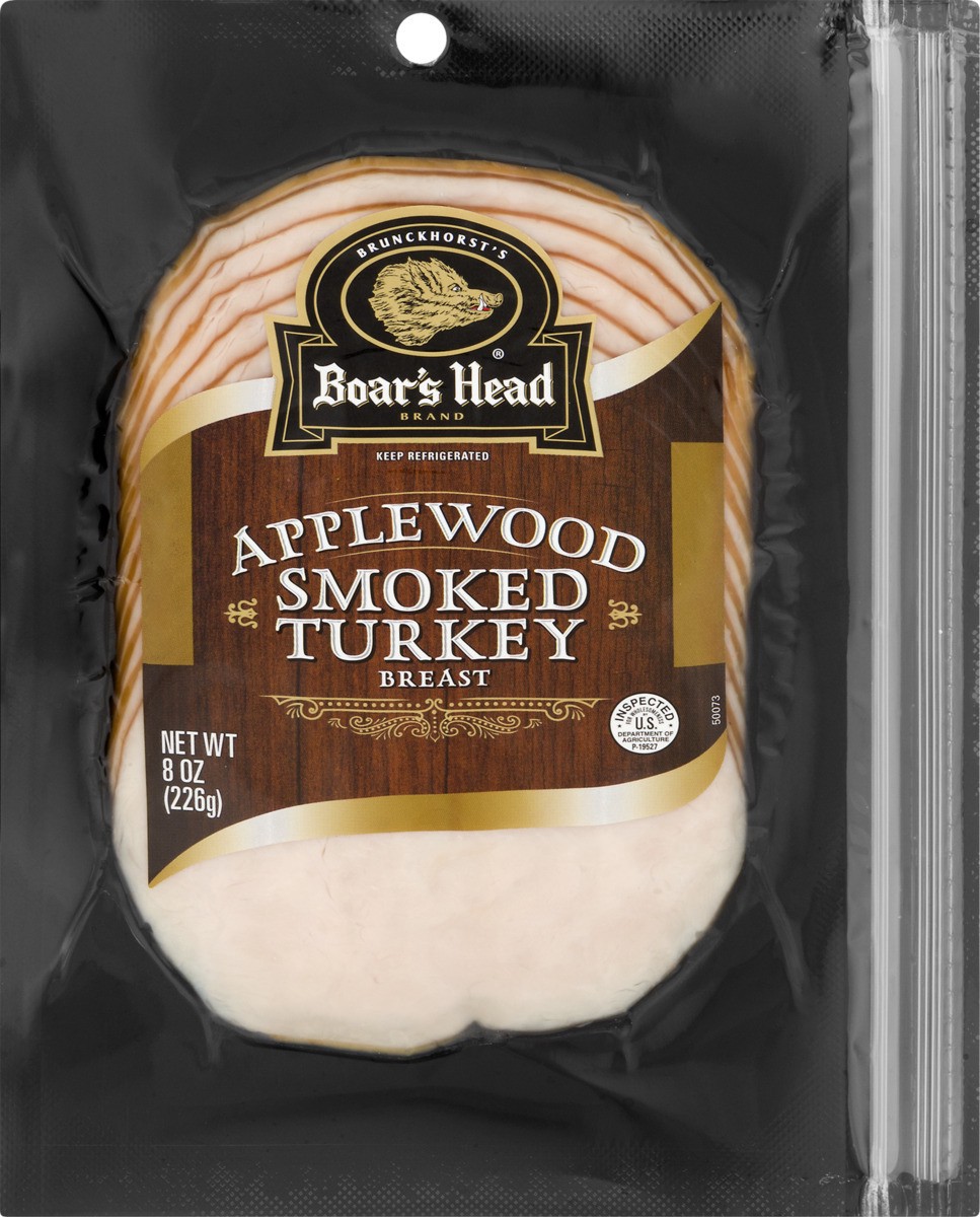 slide 9 of 9, Boar's Head Applewood Turkey, 8 oz