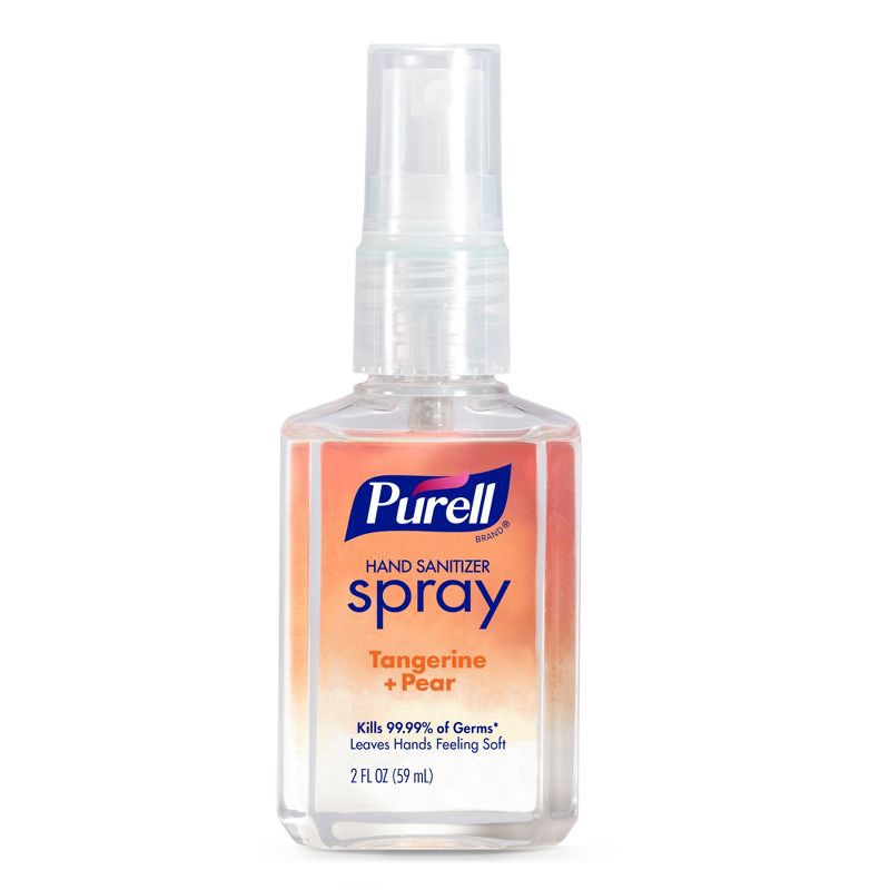 slide 1 of 7, Purell Hand Sanitizer Spray - Tangerine - 2 fl oz: Paraben-Free, Formaldehyde-Free, 85% Ethyl Alcohol, 2 fl oz