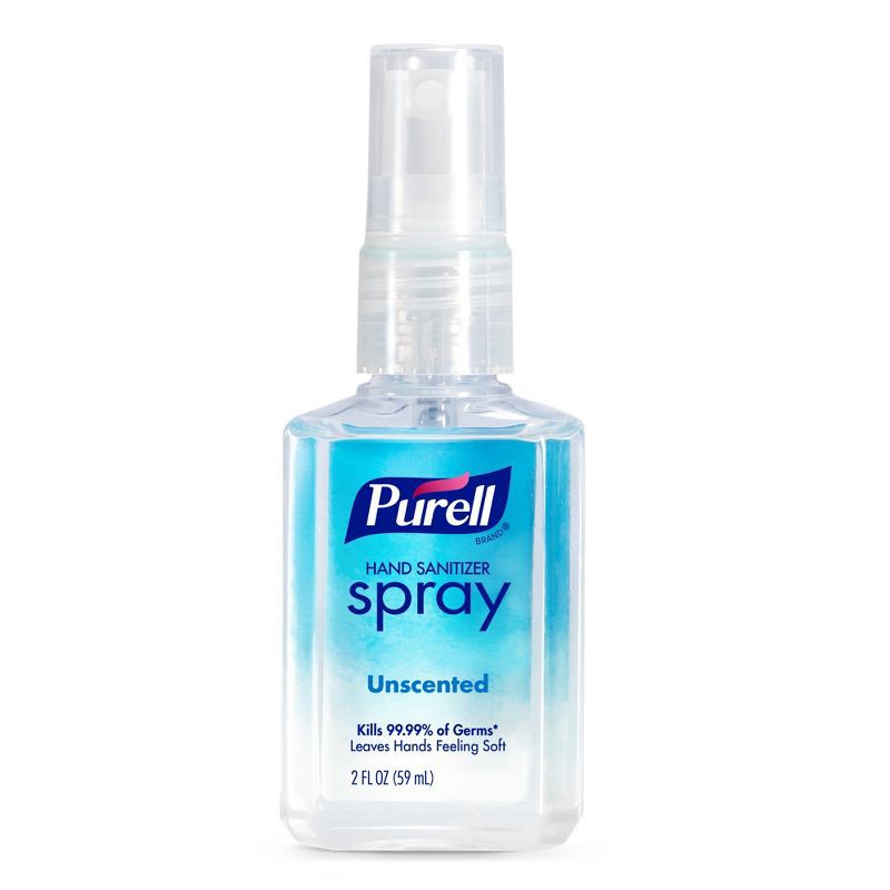 slide 1 of 7, Purell Hand Sanitizer Spray - Unscented - 2 fl oz, 2 fl oz
