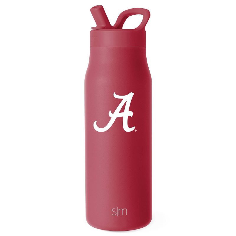 slide 1 of 3, NCAA Alabama Crimson Tide Simple Modern Mesa Stainless Water Bottle - 34oz, 34 oz