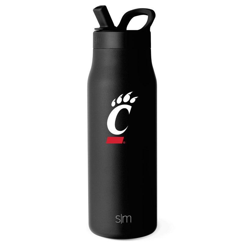 slide 1 of 3, NCAA Cincinnati Bearcats Simple Modern Mesa Stainless Water Bottle - 34oz, 34 oz