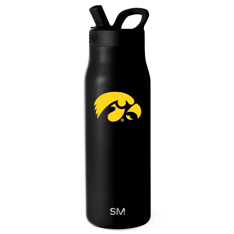 slide 1 of 3, NCAA Iowa Hawkeyes Simple Modern Mesa Stainless Water Bottle - 34oz, 34 oz