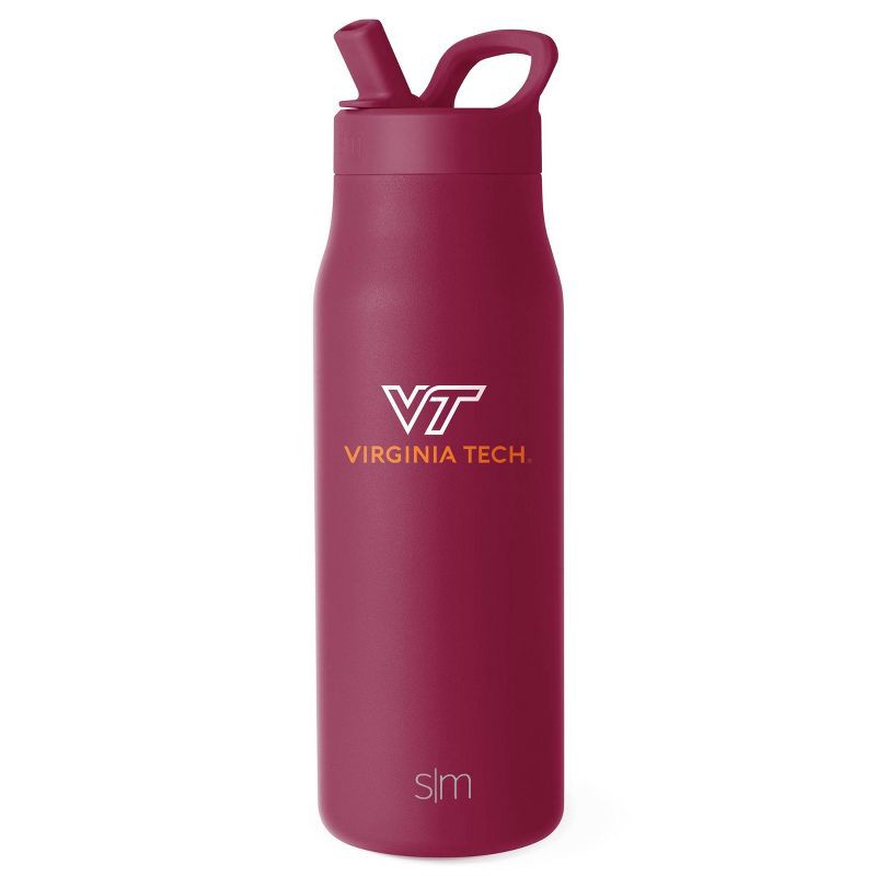 slide 1 of 3, NCAA Virginia Tech Hokies Simple Modern Mesa Stainless Water Bottle - 34oz, 34 oz