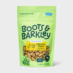 Chicken and Catnip Flavor Filled Cat Treats - Boots & Barkley™ 3oz