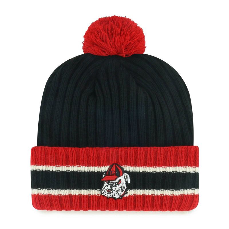 slide 1 of 2, NCAA Georgia Bulldogs Crevasse Knit Hat, 1 ct
