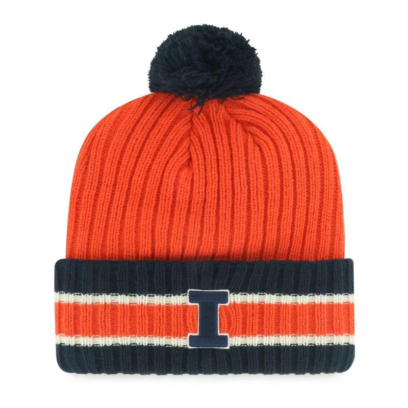 slide 1 of 2, NCAA Illinois Fighting Illini Crevasse Knit Hat, 1 ct
